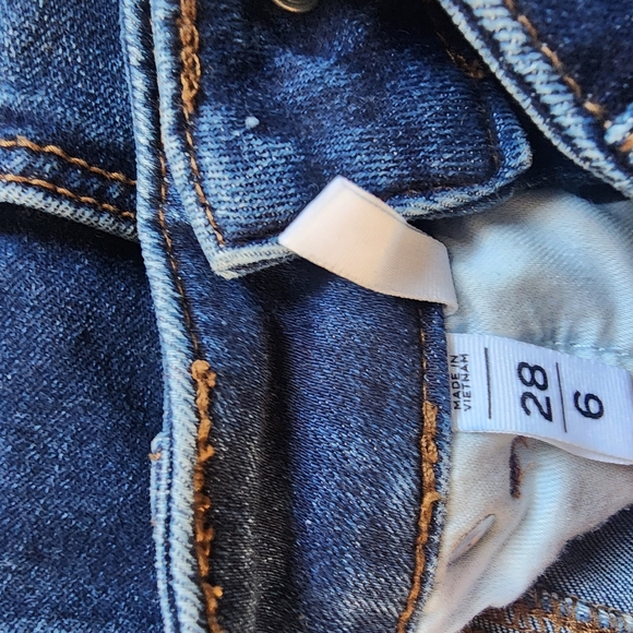 LOFT Dark Blue Curvy Skinny Jeans - Picture 3 of 6